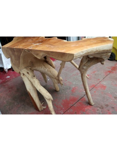 Consolle in radice di teak massello cm...