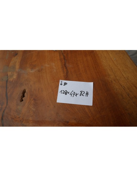 Consolle in radice di teak massello cm 128x47x82h root ingresso industrial