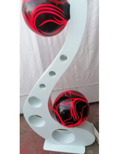 Lampada piantana cm 60x25x155h in legno mdf...