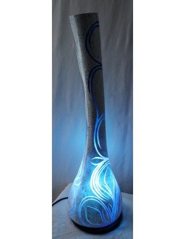 Lampada da tavolo abatjour in resina a...