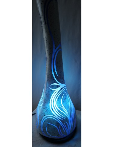 Lampada da tavolo abatjour in resina a...