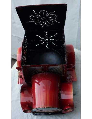 Porta Candela in metallo a forma di camion...