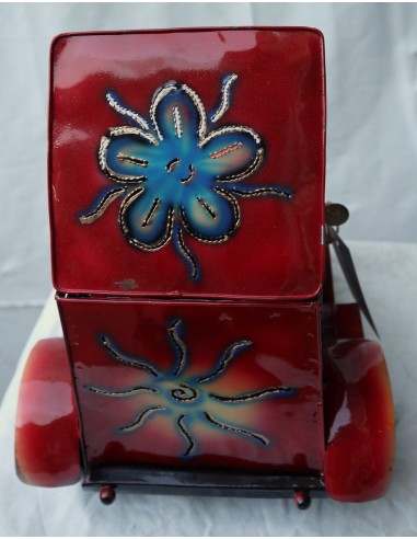 Porta Candela in metallo a forma di camion...