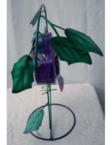 Porta candela a forma di Gufo in metallo creato...