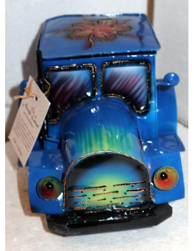 Porta Candela in metallo a forma di camion...