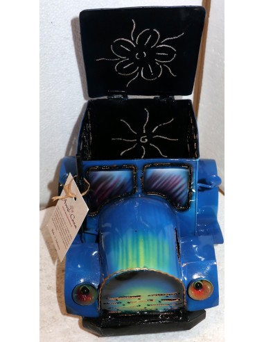 Porta Candela in metallo a forma di camion...