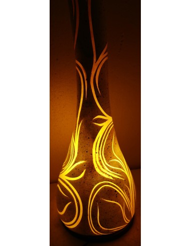 Lampada da tavolo abatjour in resina a...