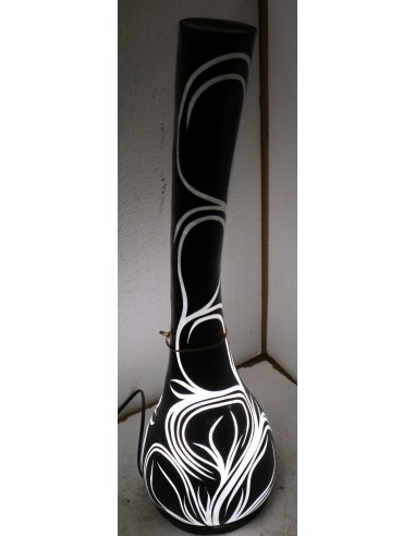 Lampada da tavolo abatjour in resina a...