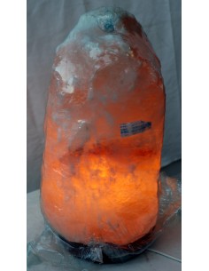 Lampada di sale ida kg 10/12 salgemma Himalaya cm 16x16x30hh 2