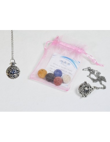 Collana Pomander porta essenza con sfere in...