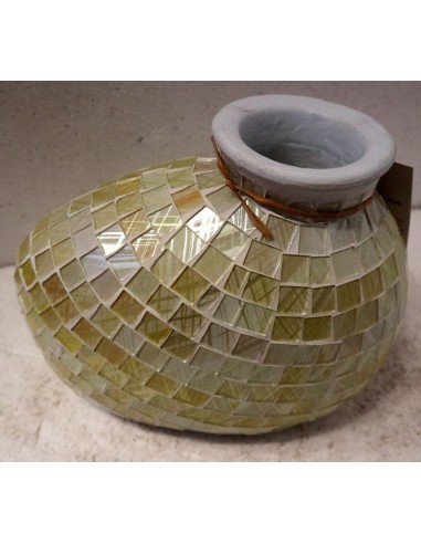 Vasi in terracotta e mosaico di vetro...