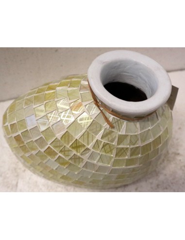 Vasi in terracotta e mosaico di vetro...