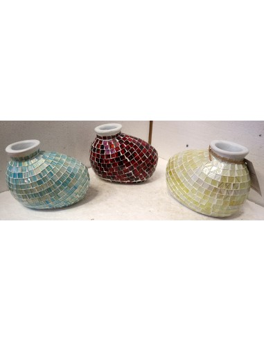 Vasi in terracotta e mosaico di vetro...