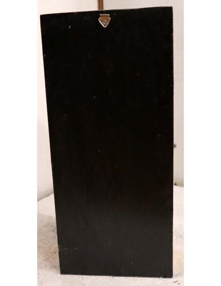 Portachiavi da muro in legno argento oro mdf con albero della vita cm 14x32x6