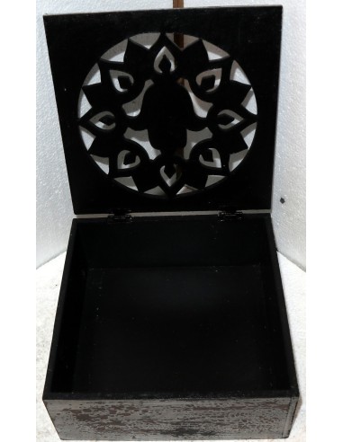 Scatola porta gioie oggetti il legno mano di...