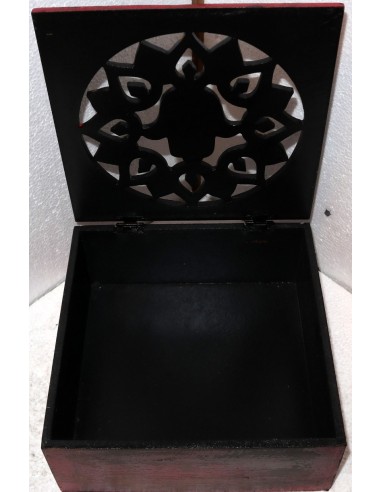 Scatola porta gioie oggetti il legno mano di...