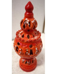 Porta Candela in ceramica smaltata colorati realizzati a... 2