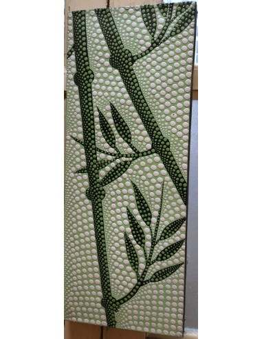 Quadro cm 30x20 canne di bambù tecnica...