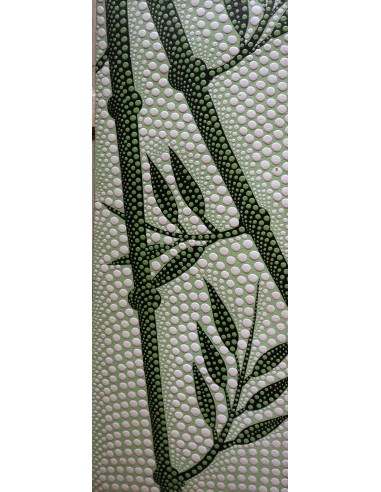 Quadro cm 30x20 canne di bambù tecnica...