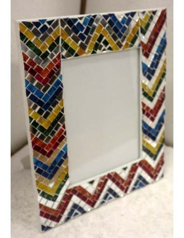 PORTA FOTO cornice multicolor realizzata in...