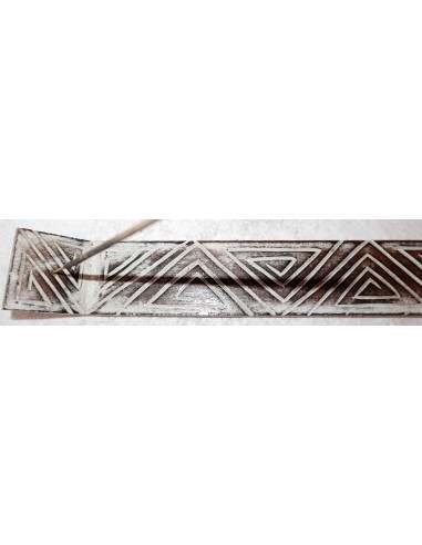 Brucia porta incensi in legno intarsiato...