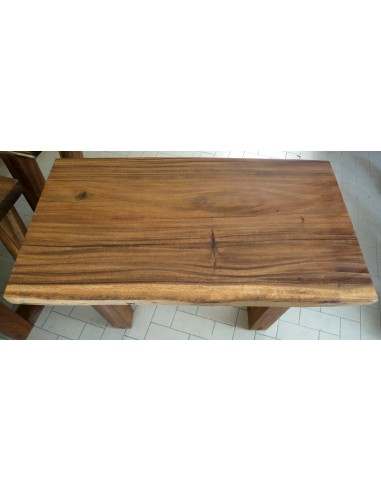 Piano in legno massello noce indiano con gambe...