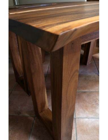 Piano in legno top massello suar o noce indiano...