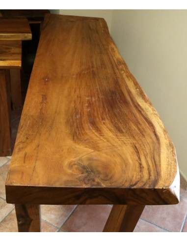 Piano in legno top massello suar o noce indiano...