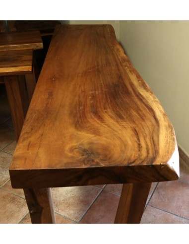 Piano in legno top massello suar o noce indiano...