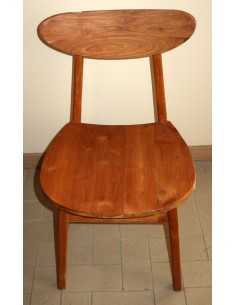 Sedia in teak massello linea moderna cm 45x45x80 seduta...