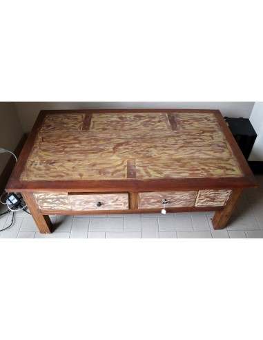 Tavolino da caffè o fumo in legno riciclato...