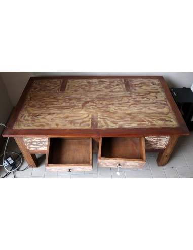 Tavolino da caffè o fumo in legno riciclato...