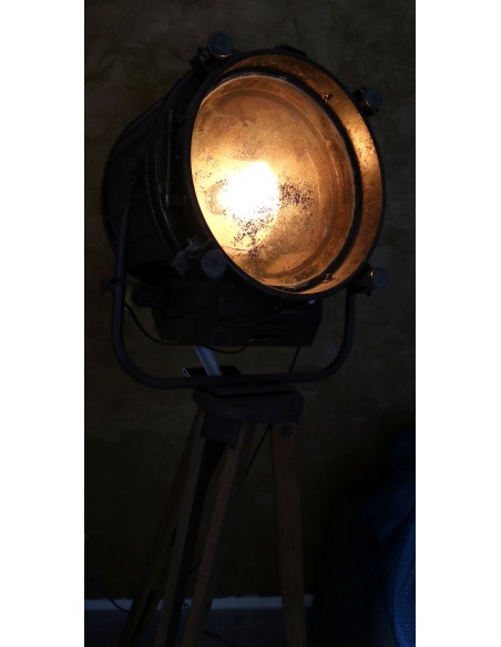 Lampada piantana cinema nave vintage anni 60 originale Pollux made in Italy Rank Lighint