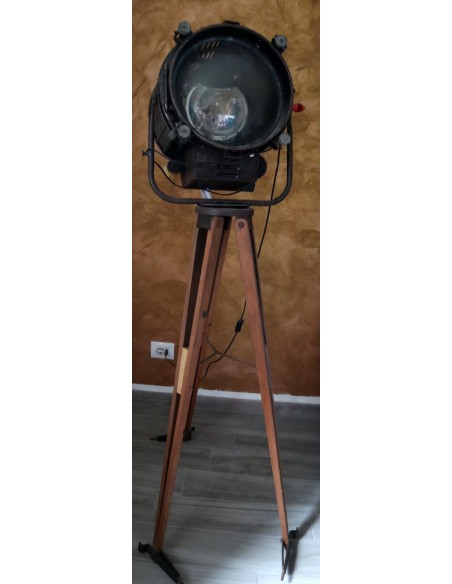 Lampada piantana cinema nave vintage anni 60 originale Pollux made in Italy Rank Lighint