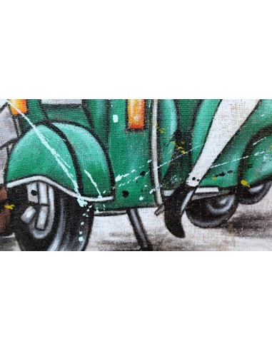 Quadro Lupin III cm 80x80 con Fujiko Margot in...