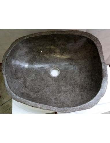 Lavandino pietra di fiume cm 49x40x15 river...