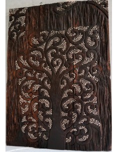 Pannello Quadro in legno albero della vita arredo cm...
