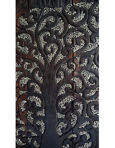 Pannello Quadro in legno albero della vita arredo cm... 2