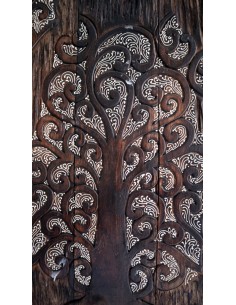 Pannello Quadro in legno albero della vita arredo cm... 2
