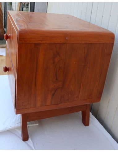 Comodini in teak massello stile anni 70 con...