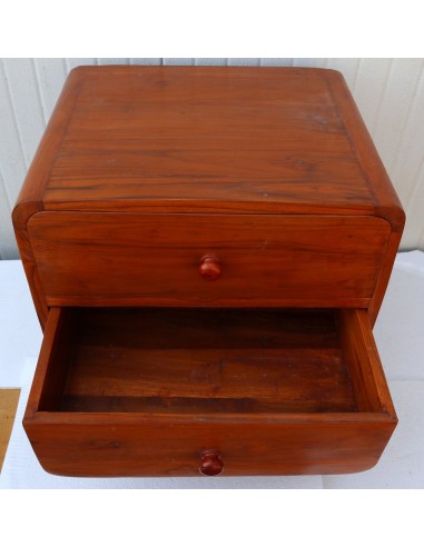 Comodini in teak massello stile anni 70 con...