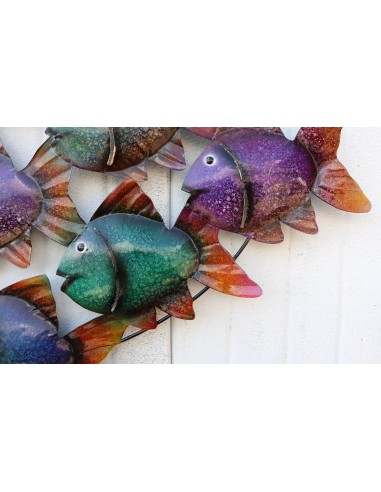 Pannello marino in metallo creato e colorato...