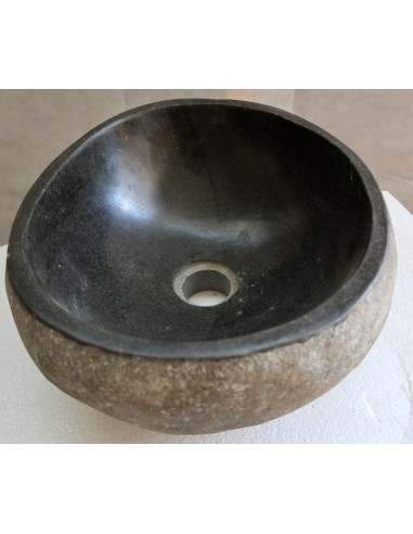 Piccolo Lavandino pietra di fiume cm 33x29x15...