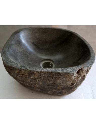 Piccolo Lavandino pietra di fiume cm 33x29x15...
