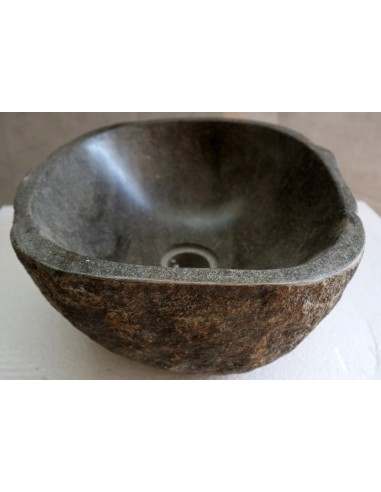 Piccolo Lavandino pietra di fiume cm 33x29x15...