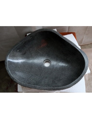 Lavandino pietra di fiume cm 56x44x15 river...