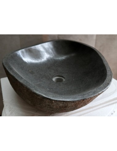 Lavandino pietra di fiume cm 56x44x15 river...