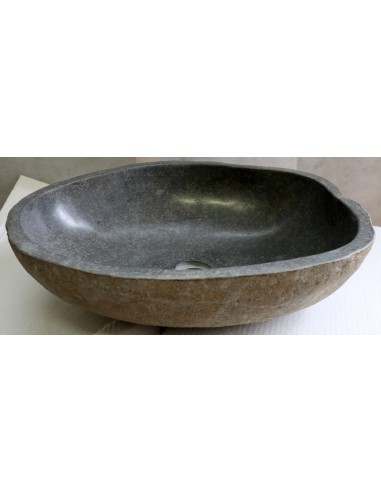 Lavandino pietra di fiume cm 53x44x15 river...