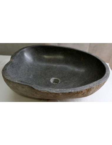 Lavandino pietra di fiume cm 53x44x15 river...