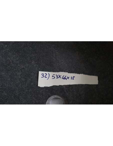 Lavandino pietra di fiume cm 53x44x15 river stone sasso lavabo sink bagno lav. n 32